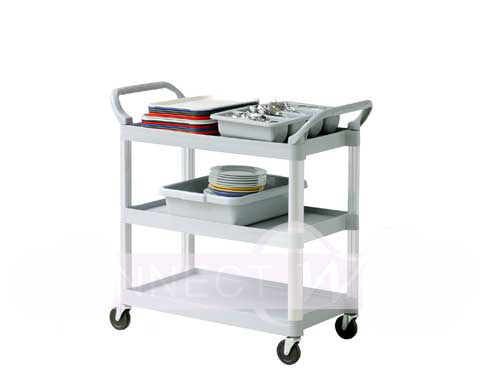 Plastic Trolley 2 Handle 3 Layer (Large Size)